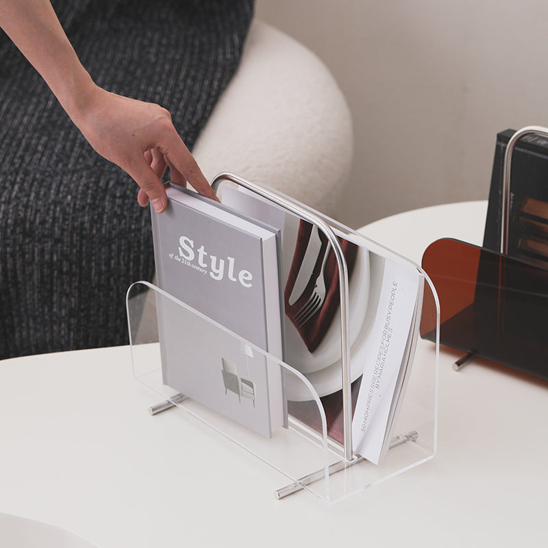 Desk Acrylic Book Rack-2