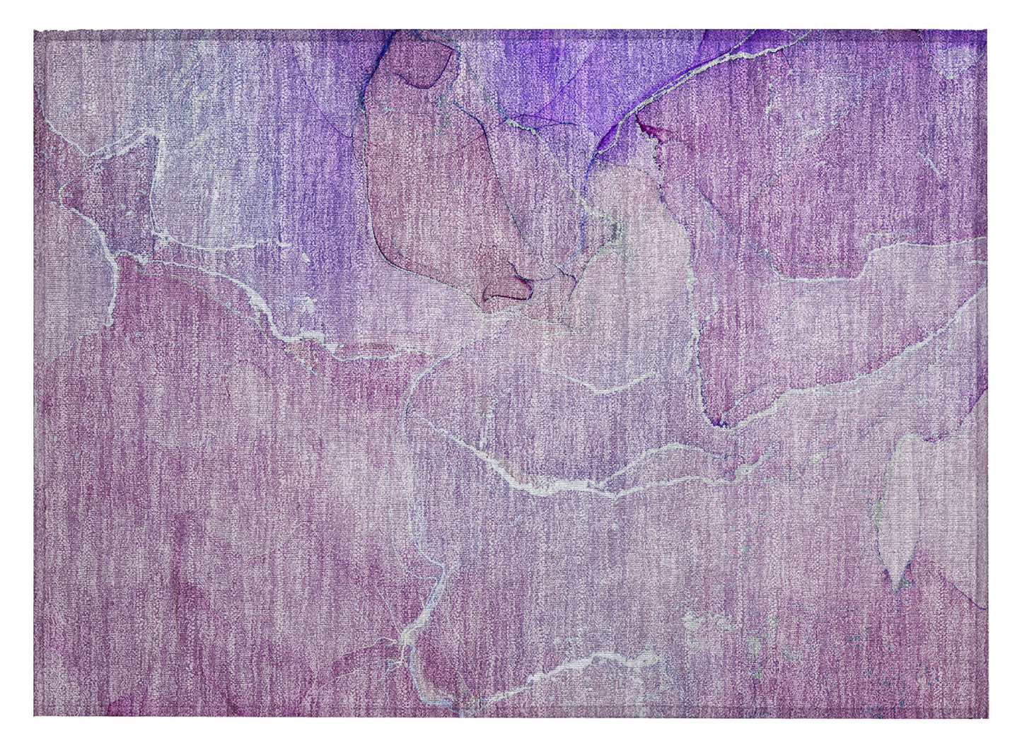 2' X 3' Purple Abstract Washable Non Skid Indoor Outdoor Area Rug-1