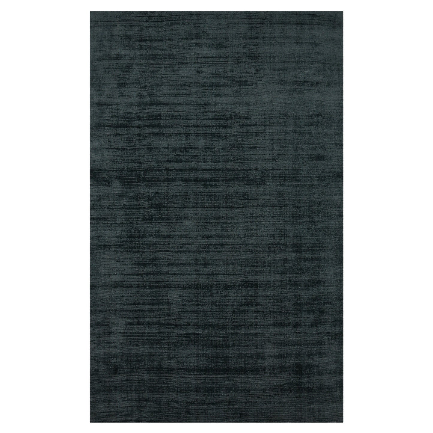 10' X 14' Charcoal And Black Abstract Hand Woven Area Rug-5
