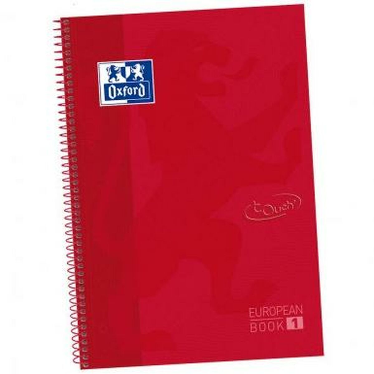Book of Rings Oxford Europeanbook 1 Write&Erase Dark Red A4+ 80 Sheets Hard cover-0