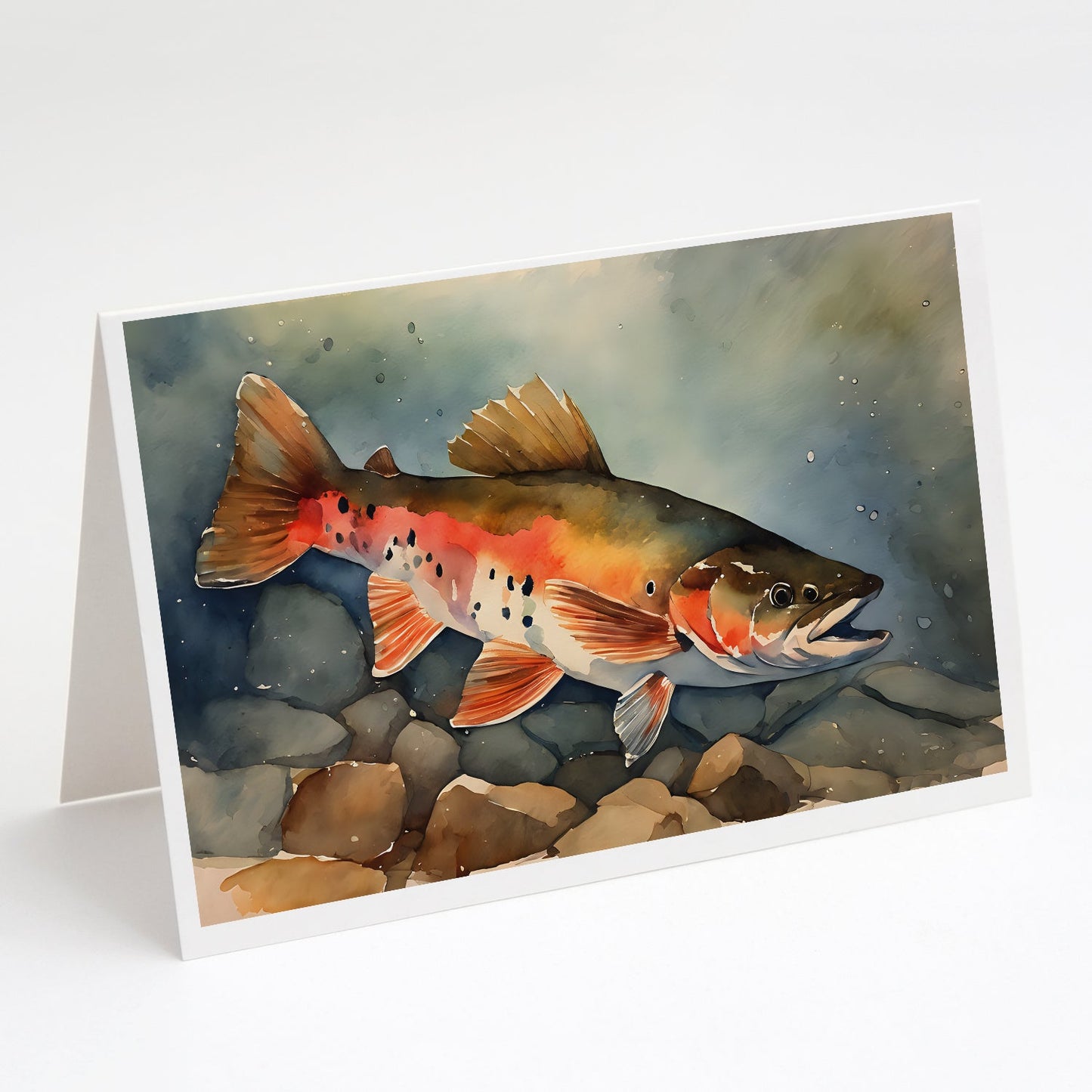 Brook Trout Greeting Cards Pack of 8-0