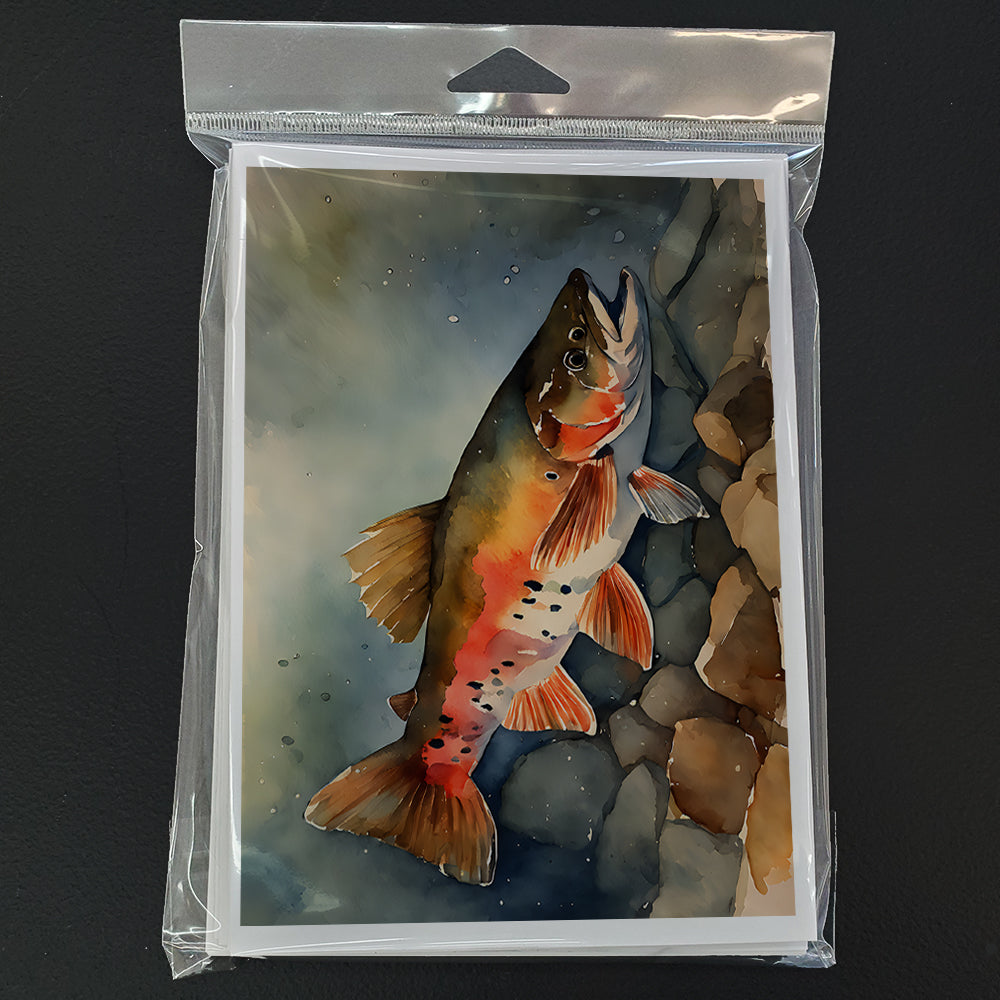 Brook Trout Greeting Cards Pack of 8-2