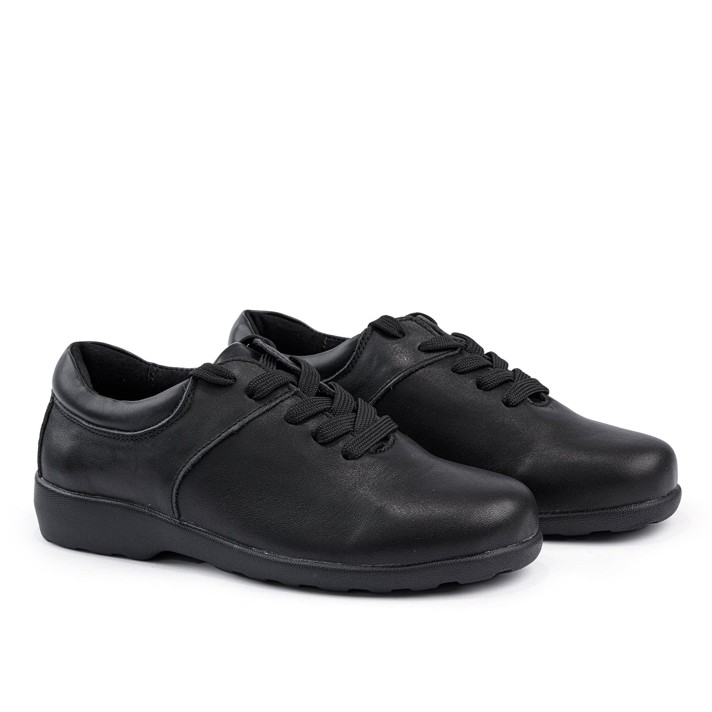Emily Senior School Shoes - Black-1
