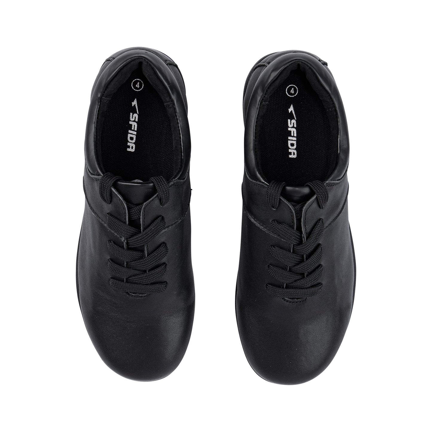 Emily Senior School Shoes - Black-4