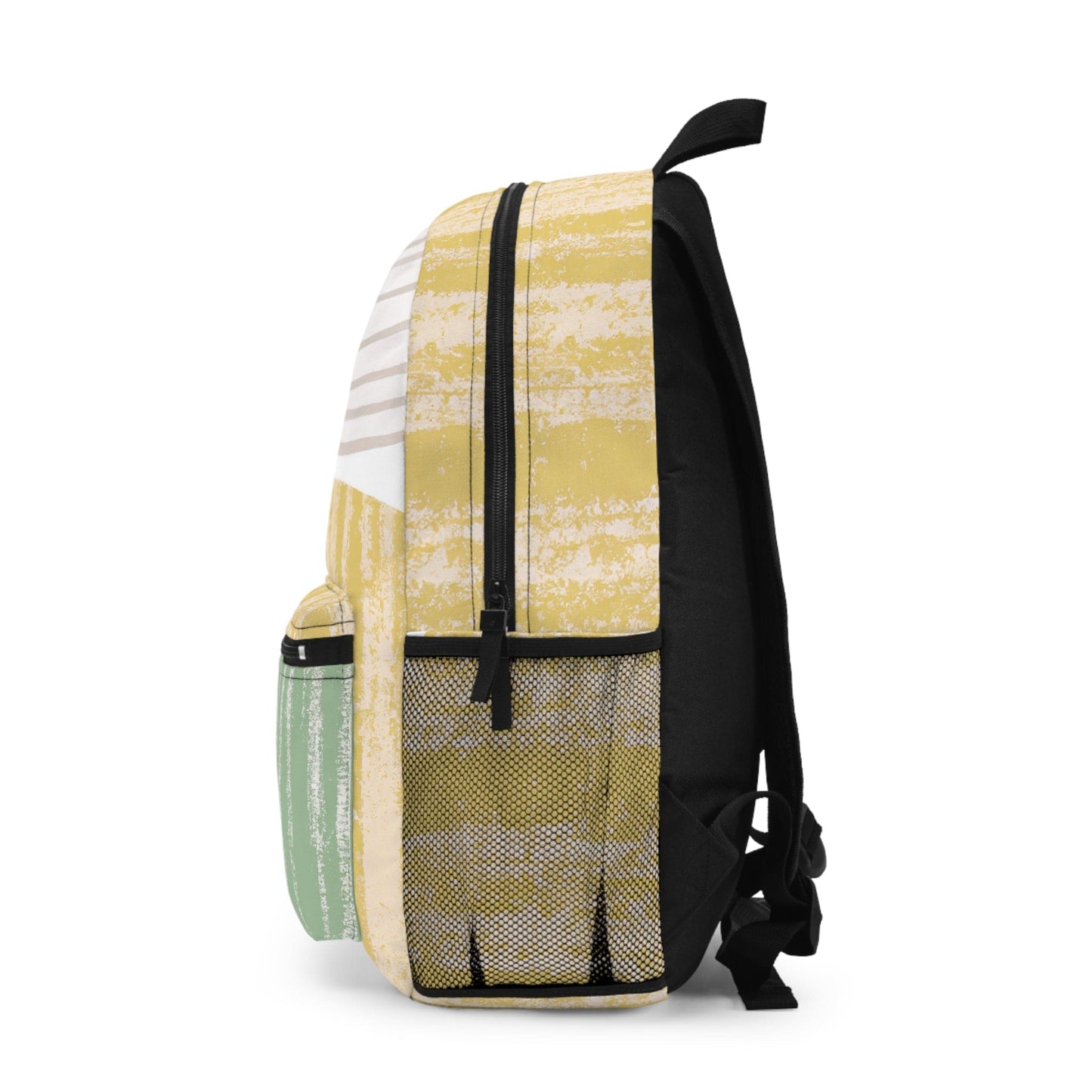 Backpack Work/school/leisure - Waterproof - Mint Green Textured Look Boho Print-2