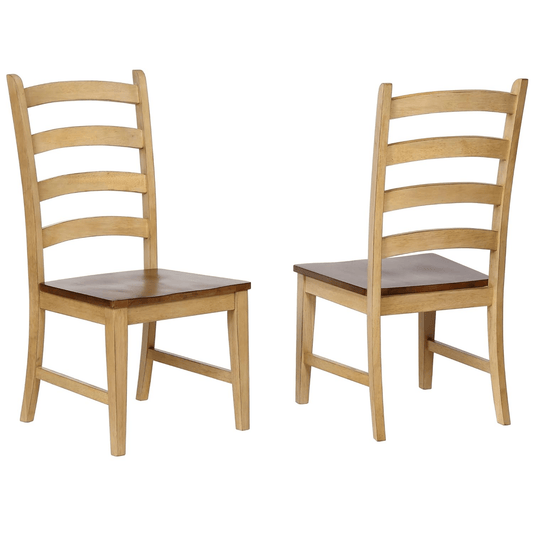 Brook Ladder Back Dining Chair Set Of 2 By Sunset Trading-0