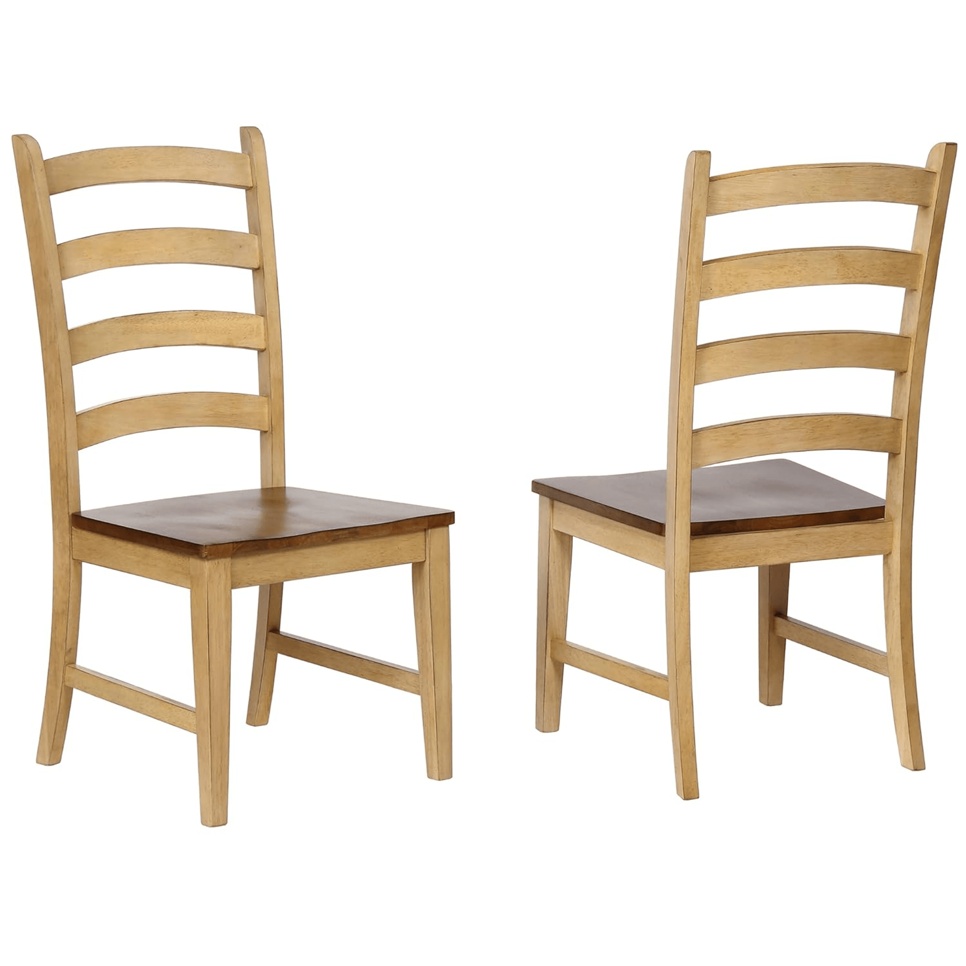 Brook Ladder Back Dining Chair Set Of 2 By Sunset Trading-1