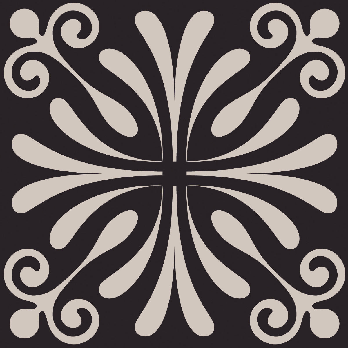 4" X 4" Cinnamon Swirl Peel And Stick Removable Tiles-7