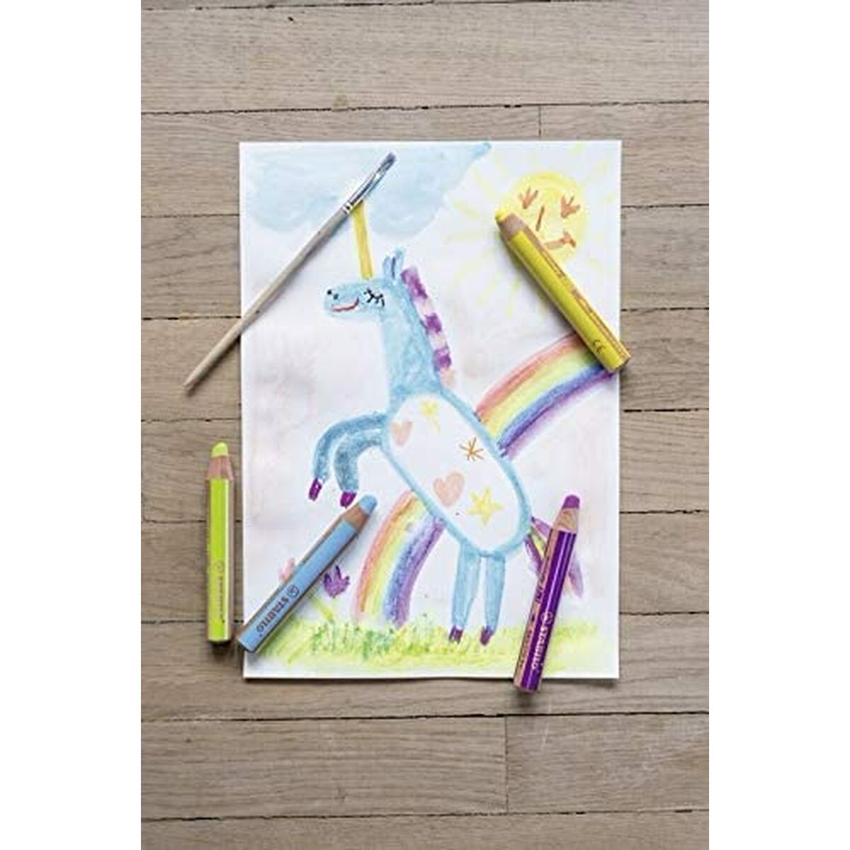Colouring pencils Stabilo Woody 3-in-1 Multicolour-1