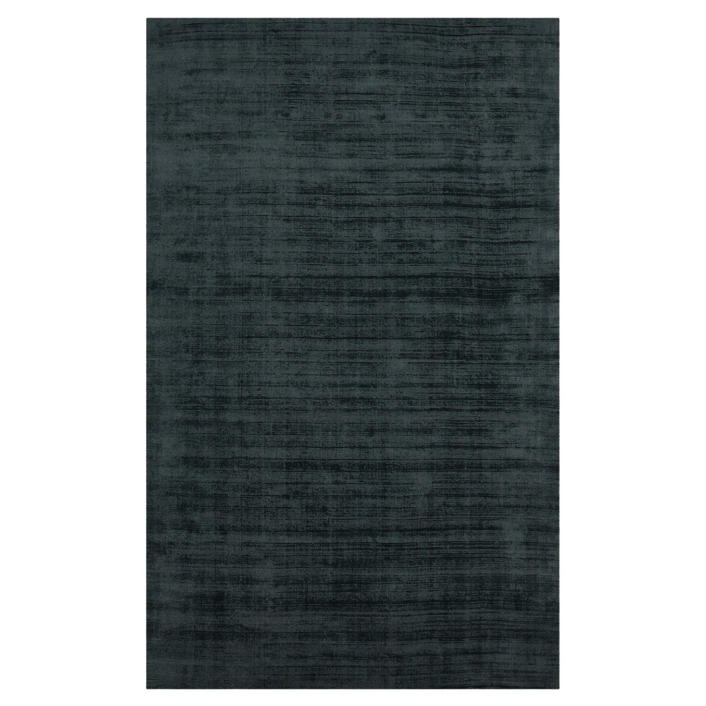 10' X 14' Charcoal And Black Abstract Hand Woven Area Rug-1