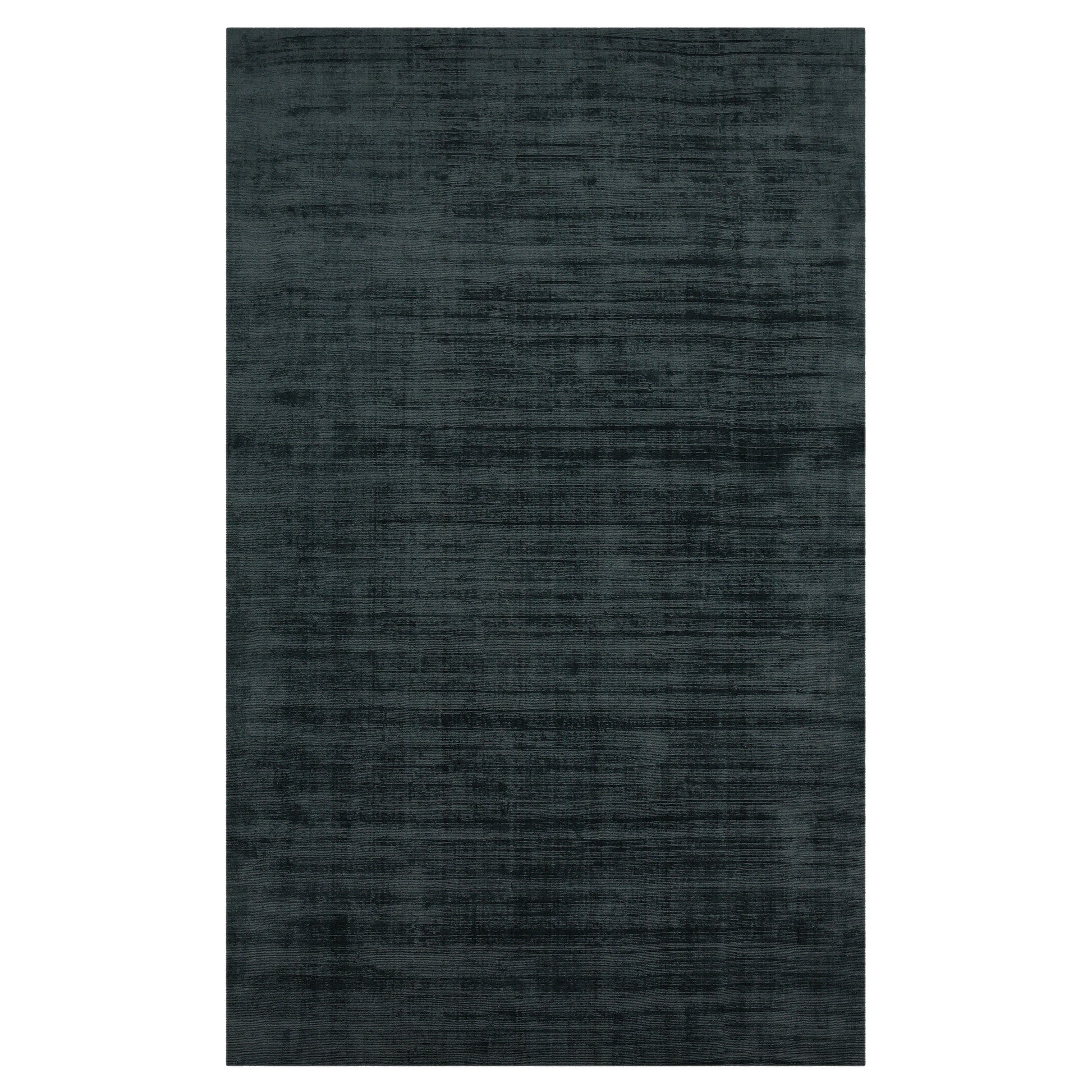 10' X 14' Charcoal And Black Abstract Hand Woven Area Rug-1
