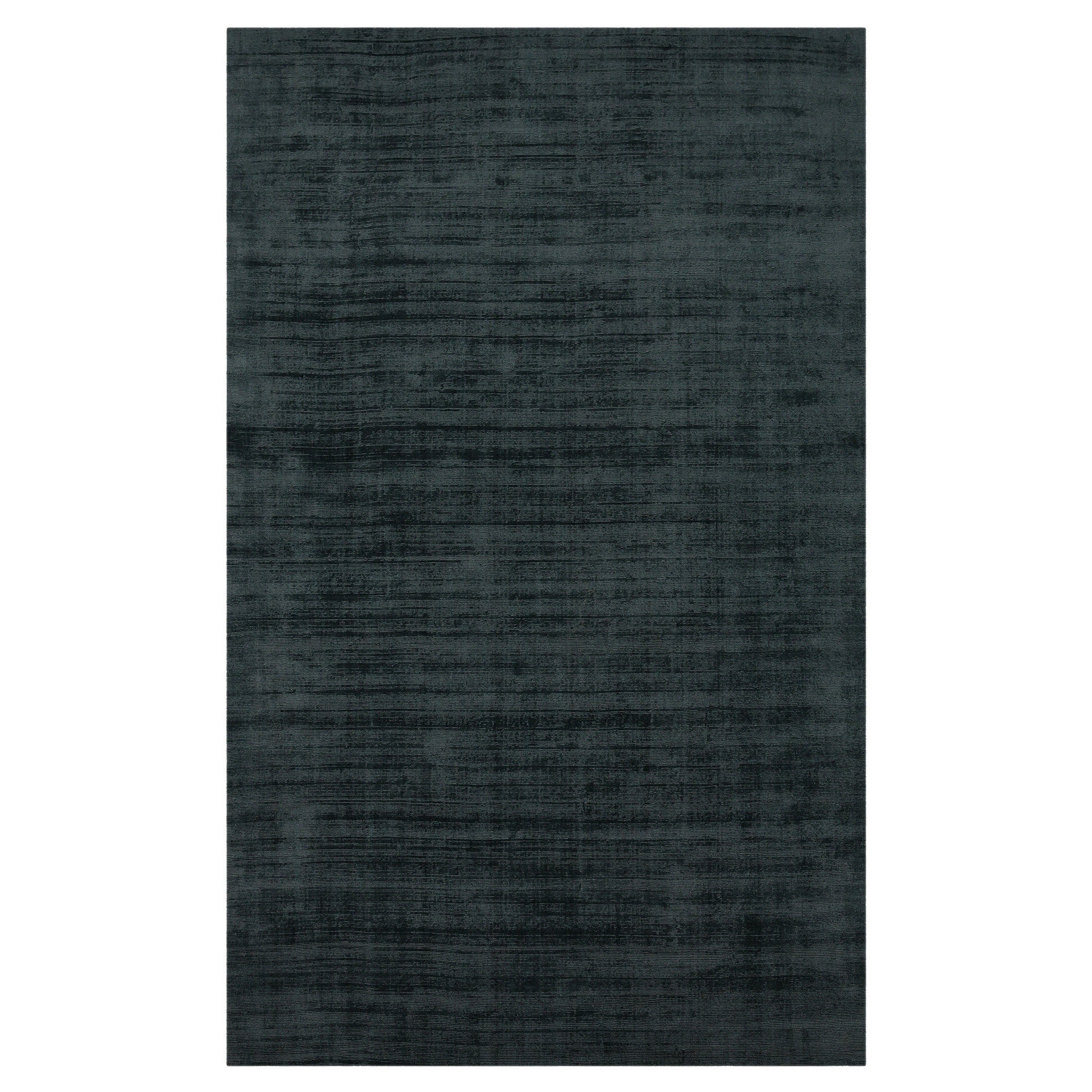 10' X 14' Charcoal And Black Abstract Hand Woven Area Rug-5