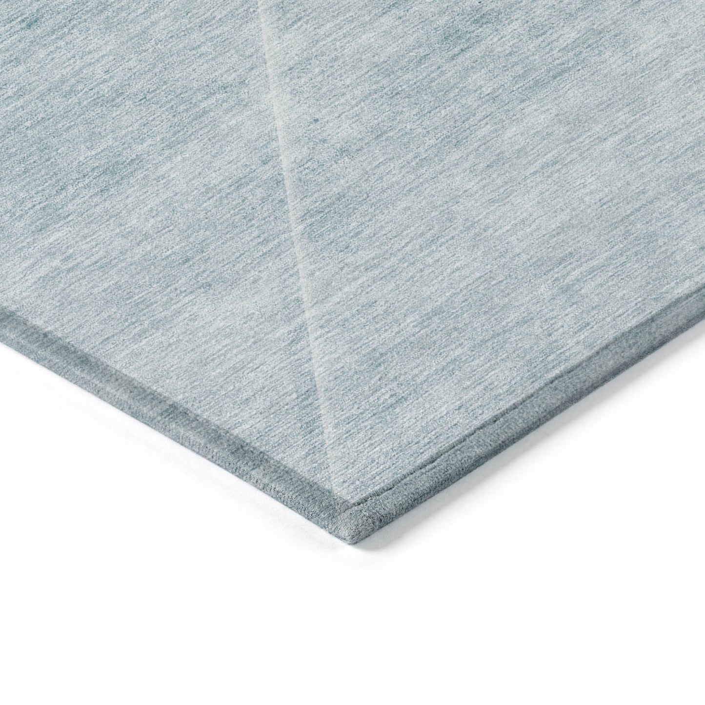 10' X 14' Teal Blue And Aqua Abstract Washable Indoor Outdoor Area Rug-4