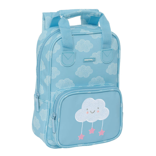 Child bag Safta Clouds Blue 20 x 28 x 8 cm-0