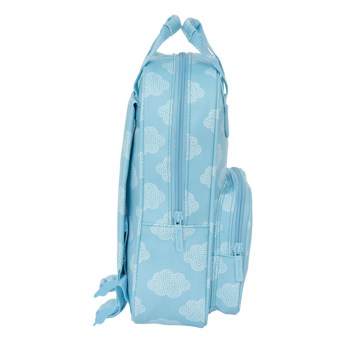 Child bag Safta Clouds Blue 20 x 28 x 8 cm-2