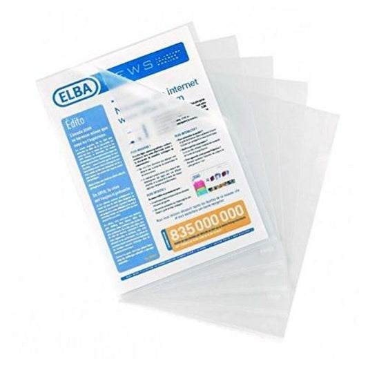Document Folder Elba 400005376 Transparent 100 Units-0