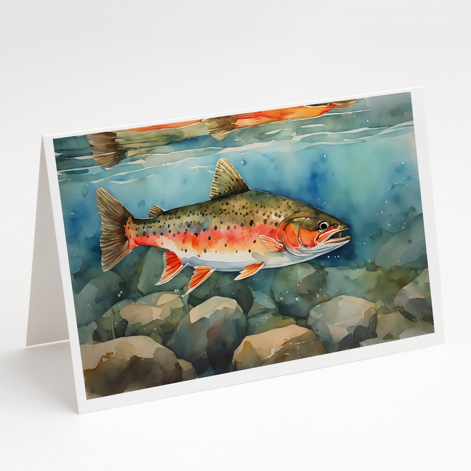 Brook Trout Greeting Cards Pack of 8-0
