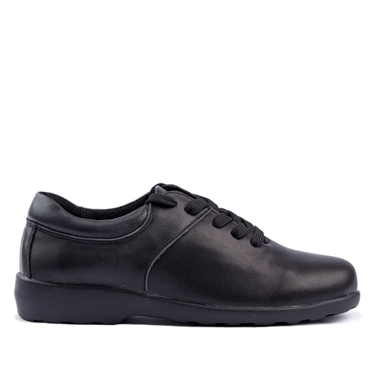 Emily Senior School Shoes - Black-0