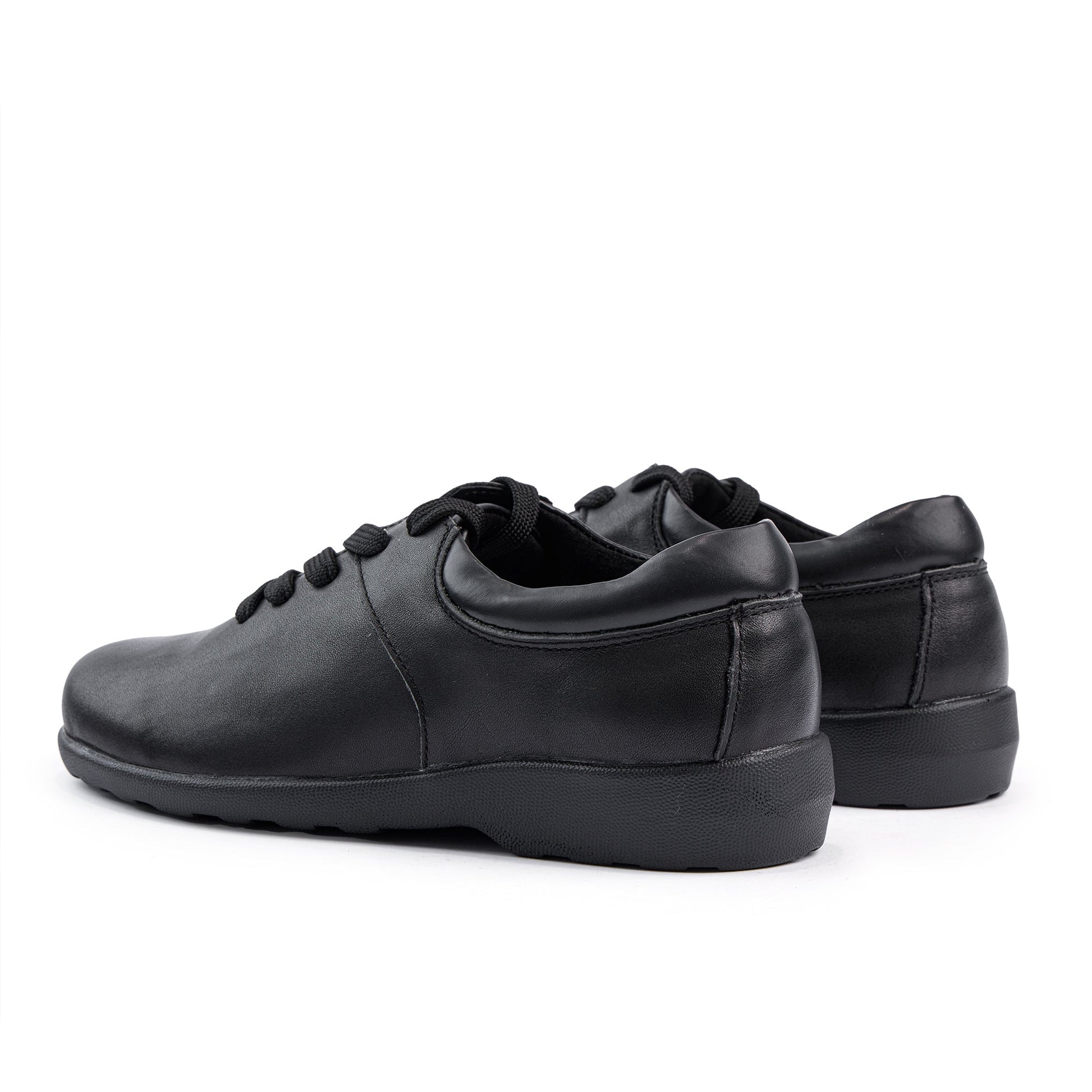 Emily Senior School Shoes - Black-2