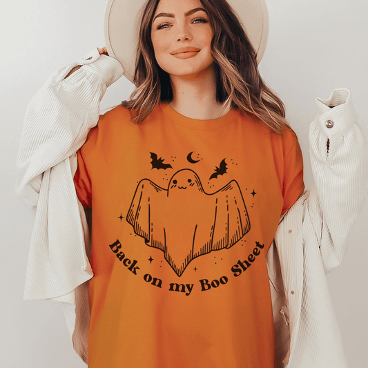 Back On My Boo Sheet T-Shirt-0